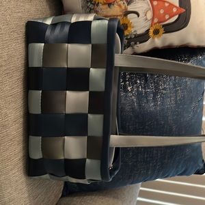 Almost new Harvey’s Blue Jean print purse